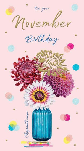Picture of NOVEMBER BIRTHDAY CARD